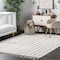 Nuloom Behati Polka Dot Kids Tasseled Area Rug 4ft x 6ft OZOT02A-406 - alternate 1